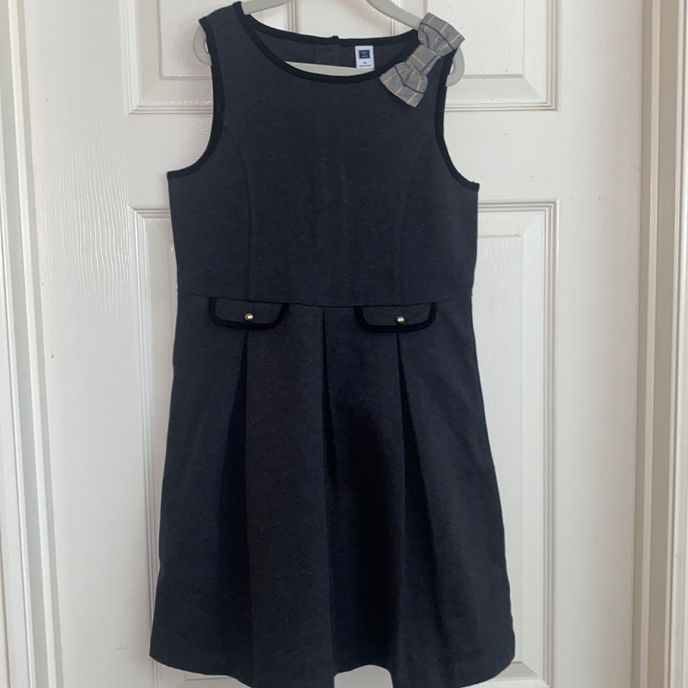 Janie and Jack size 10 dark grey dress.